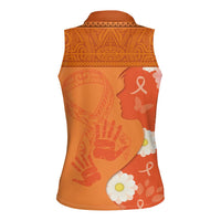 International Day for the Elimination of Violence Against Women Women Sleeveless Polo Shirt Polynesian Pattern LT03 - Polynesian Pride