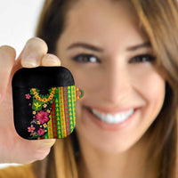 Hawaiian Independence Day AirPods Case Kanaka Maoli Symbols With Tapa Motifs and Tropical Plants LT03 - Polynesian Pride