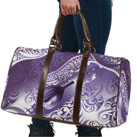 Personalised New Zealand Aotearoa Darts Masters Travel Bag Maori Art Tattoo with Tribal Dart Symbol Purple LT03 - Polynesian Pride