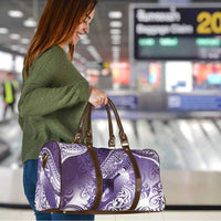 Personalised New Zealand Aotearoa Darts Masters Travel Bag Maori Art Tattoo with Tribal Dart Symbol Purple LT03 - Polynesian Pride