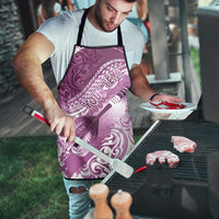 Personalised New Zealand Aotearoa Darts Masters Apron Maori Art Tattoo with Tribal Dart Symbol Pink LT03 - Polynesian Pride