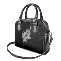 Custom New Zealand World Cup 2023 Shoulder Handbag Aotearoa Champion Rugby with Silver Fern Maori Ethnic Pattern LT03 - Polynesian Pride