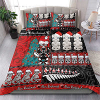 New Zealand Christmas Bedding Set Maori Christmas Spirit - Meri Kirihimete LT03 - Polynesian Pride