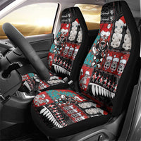 New Zealand Christmas Car Seat Cover Maori Christmas Spirit - Meri Kirihimete LT03 - Polynesian Pride