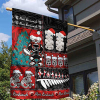 New Zealand Christmas Garden Flag Maori Christmas Spirit - Meri Kirihimete LT03 - Polynesian Pride