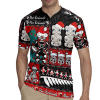 New Zealand Christmas Rugby Jersey Maori Christmas Spirit - Meri Kirihimete LT03 - Polynesian Pride