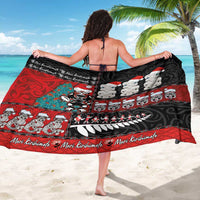 New Zealand Christmas Sarong Maori Christmas Spirit - Meri Kirihimete LT03 - Polynesian Pride