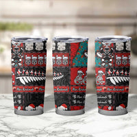 New Zealand Christmas Tumbler Cup Maori Christmas Spirit - Meri Kirihimete LT03 - Polynesian Pride
