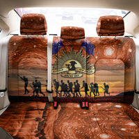 The Rising Sun Badge ANZAC Back Car Seat Cover Last Post Field of Poppy Starry Night Style LT03 - Polynesian Pride
