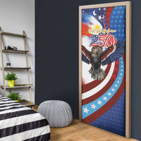 Philippines and United States Semiquincentennial Door Cover Eagle and National Flag Style