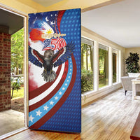 Philippines and United States Semiquincentennial Door Cover Eagle and National Flag Style
