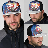 Philippines and United States Semiquincentennial Mesh Trucker Cap Eagle and National Flag Style