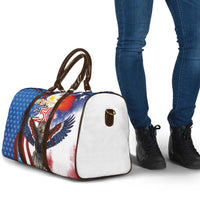 Philippines and United States Semiquincentennial Travel Bag Eagle and National Flag Style