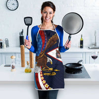 American Samoa and United States Semiquincentennial Apron Bald Eagle with National Flag Style