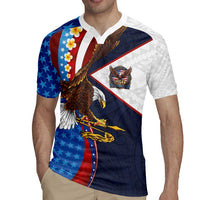 American Samoa and United States Semiquincentennial Rugby Jersey Bald Eagle with National Flag Style