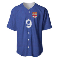 Custom Fijian Football Baseball Jersey Tapa Pattern and Shark Tribal