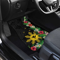 Tropical Hawaii and Philippines Car Mats Kanaka Maoli and Sun Badge Batok Tattoo Colorful LT03 - Polynesian Pride