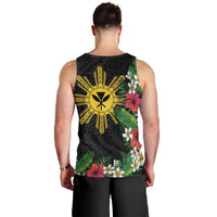 Tropical Hawaii and Philippines Men Tank Top Kanaka Maoli and Sun Badge Batok Tattoo Colorful LT03 - Polynesian Pride