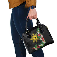 Tropical Hawaii and Philippines Shoulder Handbag Kanaka Maoli and Sun Badge Batok Tattoo Colorful LT03 - Polynesian Pride
