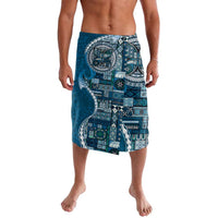 Samoan Siapo Art Tattoo Polynesian Pattern Lavalava Teal Color - Polynesian Pride