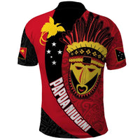 Papua New Guinea Mask Festival Polo Shirt Papua Niugini Tribe Mask Melanesian Pattern LT03 - Polynesian Pride
