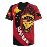 Papua New Guinea Mask Festival Rugby Jersey Papua Niugini Tribe Mask Melanesian Pattern LT03 - Polynesian Pride