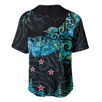 New Zealand Kea Bird Baseball Jersey Maori Tattoo and Silver Fern Paua Shell Style LT03 - Polynesian Pride