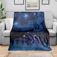 New Zealand Kea Bird Blanket Maori Tattoo and Silver Fern Matariki Style LT03 - Polynesian Pride