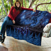 New Zealand Kea Bird Quilt Maori Tattoo and Silver Fern Matariki Style LT03 - Polynesian Pride