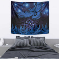 New Zealand Kea Bird Tapestry Maori Tattoo and Silver Fern Matariki Style LT03 - Polynesian Pride