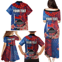 CHOGM FAST Samoa 2024 Family Matching Puletasi and Hawaiian Shirt Samoan Tapa Tribal and Ornament Pattern with Hibiscus LT03 - Polynesian Pride