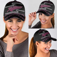 New Zealand Christmas Classic Cap Meri Kirihimete Silver Fern Knit Style Pink Color LT03 - Polynesian Pride