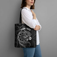 Personalised New Zealand Aotearoa Darts Masters Tote Bag Tribal Silver Fern and Ta Moko Dartboard LT03 - Polynesian Pride
