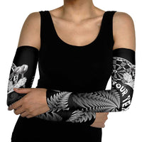 Personalised New Zealand Aotearoa Darts Masters Arm Sleeves Silver Fern and Maori Spirit LT03 - Polynesian Pride