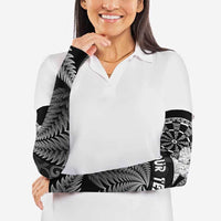 Personalised New Zealand Aotearoa Darts Masters Arm Sleeves Silver Fern and Maori Spirit LT03 - Polynesian Pride