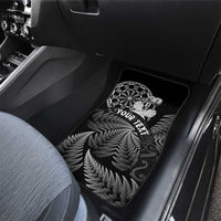 Personalised New Zealand Aotearoa Darts Masters Car Mats Silver Fern and Maori Spirit LT03 - Polynesian Pride