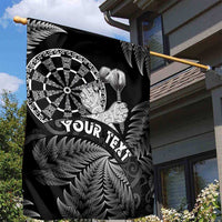 Personalised New Zealand Aotearoa Darts Masters Garden Flag Silver Fern and Maori Spirit LT03 - Polynesian Pride