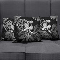 Personalised New Zealand Aotearoa Darts Masters Pillow Cover Silver Fern and Maori Spirit LT03 - Polynesian Pride