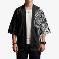 Traditional Polynesian Art Tattoos Kimono Black Color - Polynesian Pride
