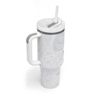 Lotu Tamaiti Tumbler With Handle Traditional Samoan Art Tattoos - Polynesian Pride