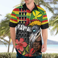 Kanaka Maoli Ikaika Warrior Hawaiian Shirt Hibiscus Kakau Art and Tapa Tribal Pattern LT03 - Polynesian Pride
