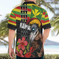 Kanaka Maoli Ikaika Warrior Hawaiian Shirt Hibiscus Kakau Art and Tapa Tribal Pattern LT03 - Polynesian Pride