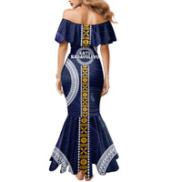 Fiji Ratu Kadavulevu School Family Matching Mermaid Dress and Hawaiian Shirt Tapa and Polynesian Tribal Pattern LT03 - Polynesian Pride