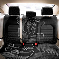 New Zealand Valentine's Day Back Car Seat Cover Silver Fern and Line Art Love Couple LT03 - Polynesian Pride