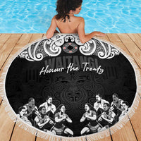 Aotearoa Waitangi Day - Toitu Te Tiriti Beach Blanket New Zealand Honour the Treaty LT03 - Polynesian Pride