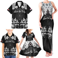 Aotearoa Waitangi Day - Toitu Te Tiriti Family Matching Tank Maxi Dress and Hawaiian Shirt New Zealand Honour the Treaty LT03 - Polynesian Pride