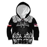 Aotearoa Waitangi Day - Toitu Te Tiriti Kid Hoodie New Zealand Honour the Treaty LT03 Hoodie Black - Polynesian Pride