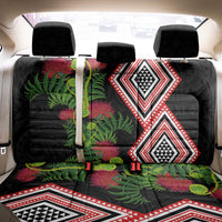 Aotearoa Tukutuku Motif Back Car Seat Cover Pohutukawa and Fern Leaves LT03 - Polynesian Pride