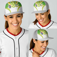 Cook Islands Rugby Baseball Net Cap Tatau Art Sport Style White Color