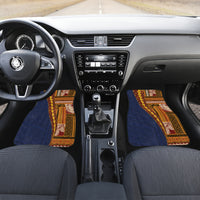 Samoa Siapo Motif Half Style Car Mats Colorful Version